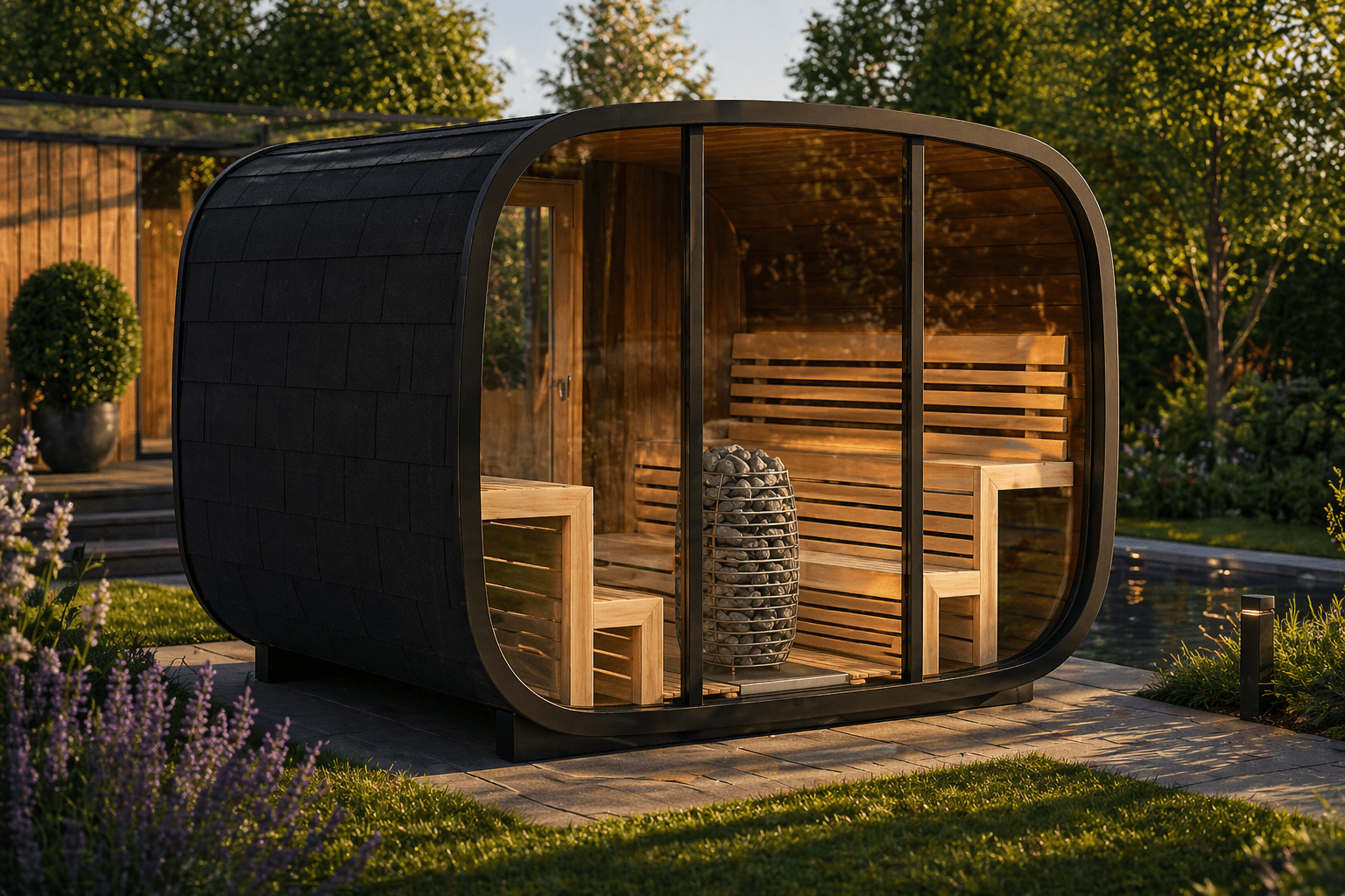 Gartensauna Aura - Saunenpark.de - Eine Marke der Belcalore Vertriebs GmbH