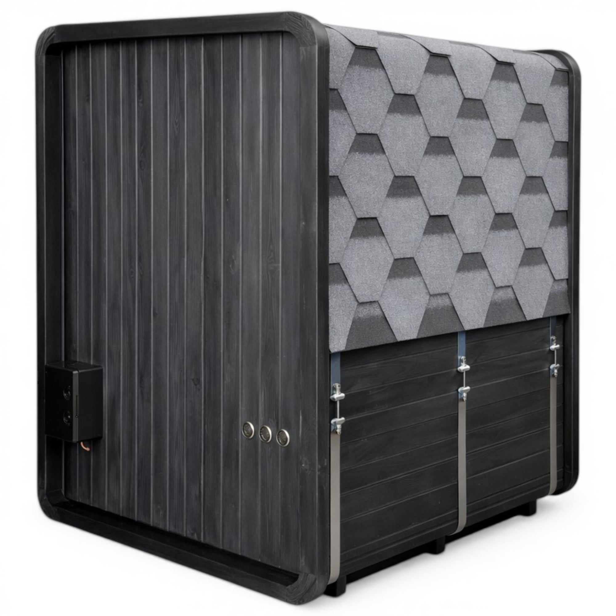 Gartensauna Cube Black Lotus - Saunenpark.de - Eine Marke der Belcalore Vertriebs GmbH