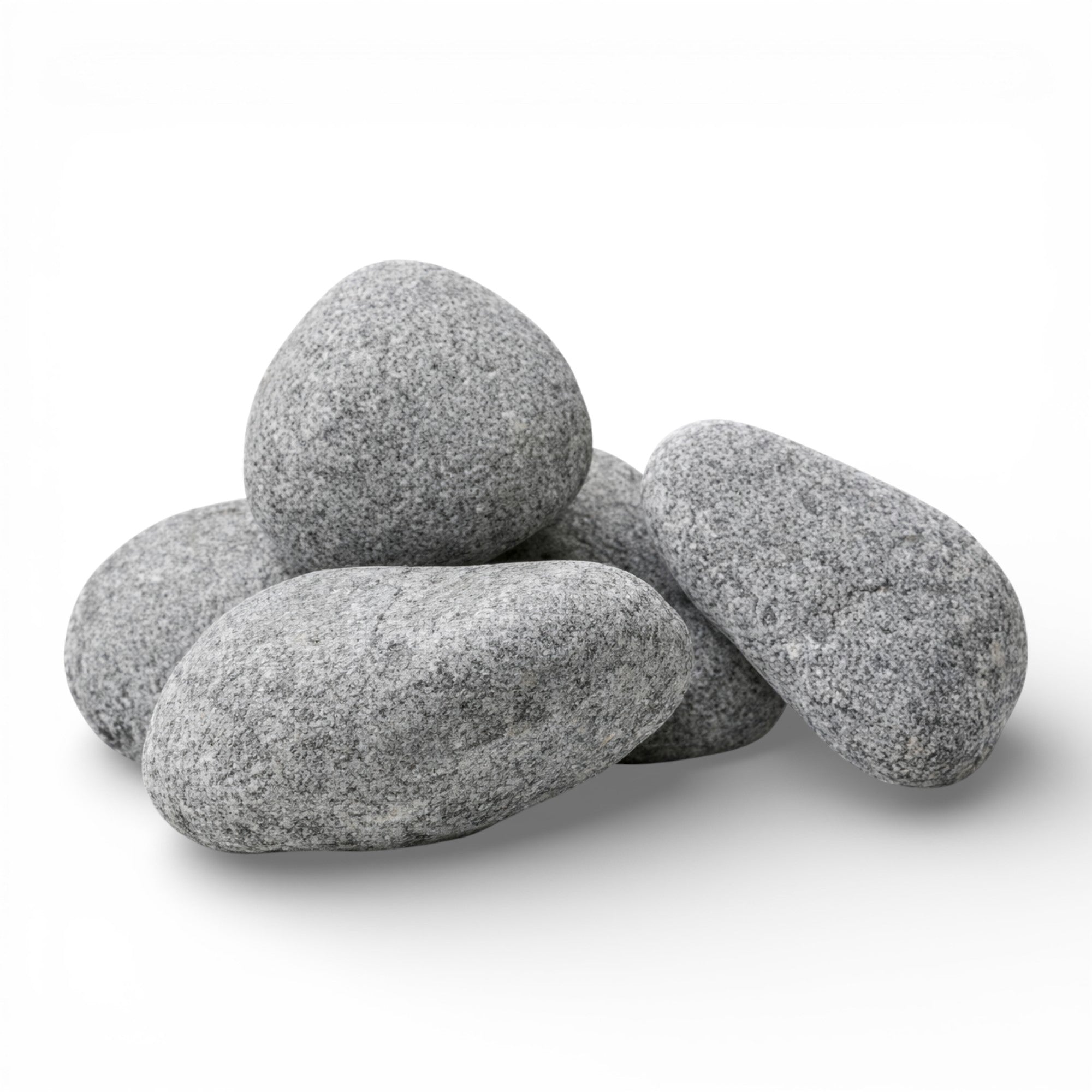 15kg Olivindiabas HUUM Runde Saunasteine mit 5–10 cm