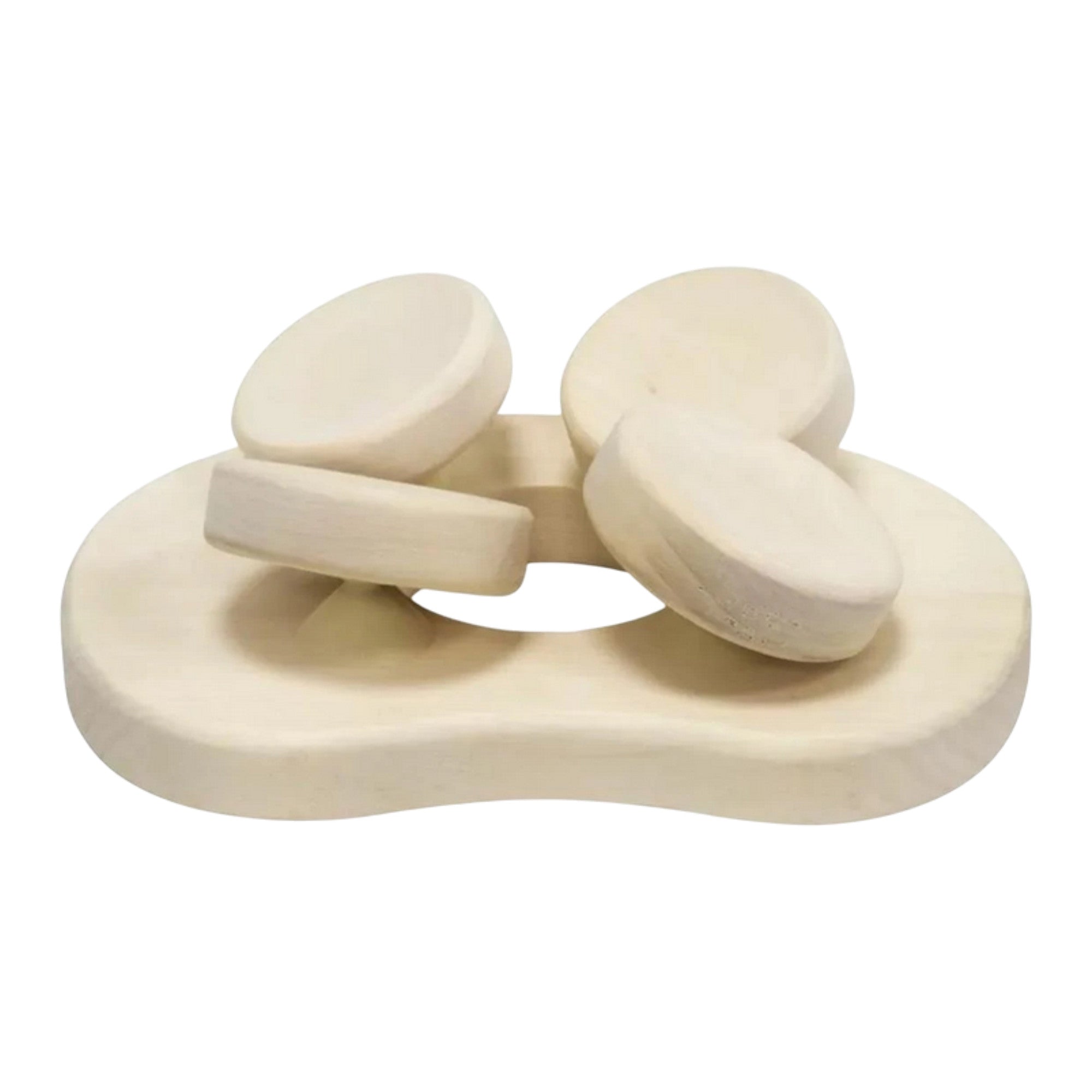 HaLu ergonomisches Saunakissen rund aus Espe