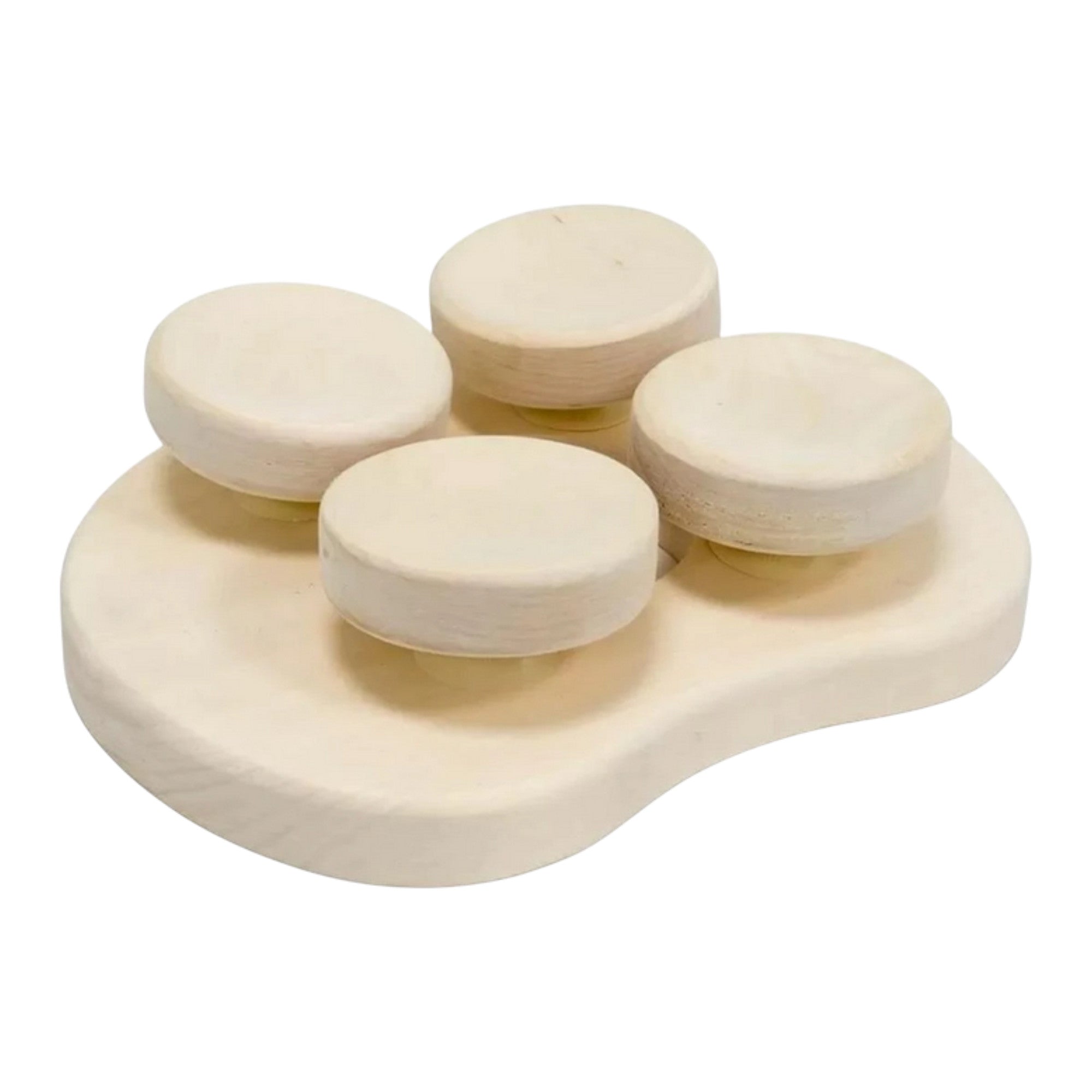 HaLu ergonomisches Saunakissen rund aus Espe
