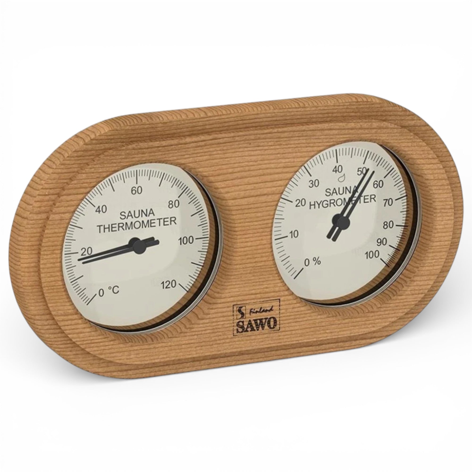 Sawo Thermo-Hygrometer 222-THD aus Zedernholz