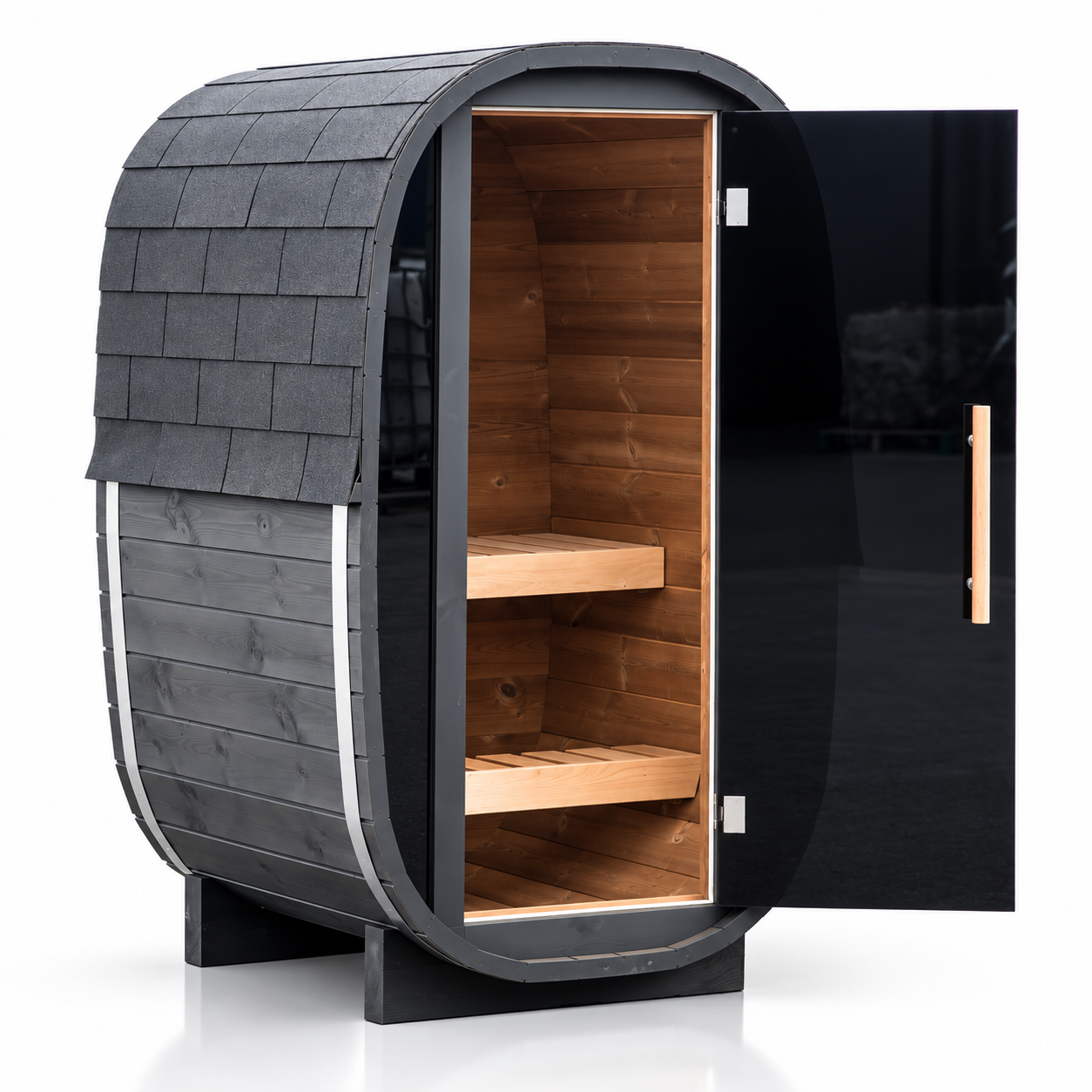 Gartensauna MINI Anthrazit